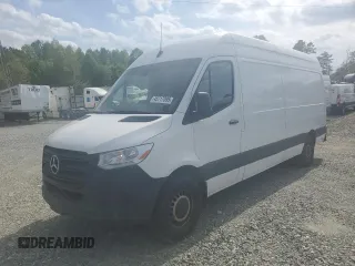 2022 Mercedes-Benz Sprinter Cargo with VIN W1Y40CHY1NT113681, listed as a Copart auction lot 53908755 with 64,231 mi miles and Salvage Title. Bid and sale history available at carsss.com. Image 1.
