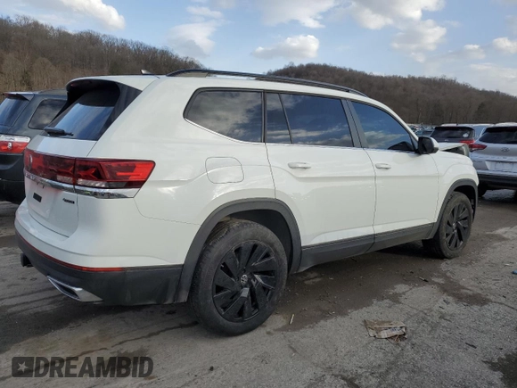2024 Volkswagen Atlas SE z VIN 1V2HR2CA9RC541812, wystawiony jako Copart lot #48036545 z przebiegiem 16 014 mil mil oraz Szkoda całkowita • Salvage title. Historia ofert i sprzedaży dostępna na DreamBid. Obrazek 3.
