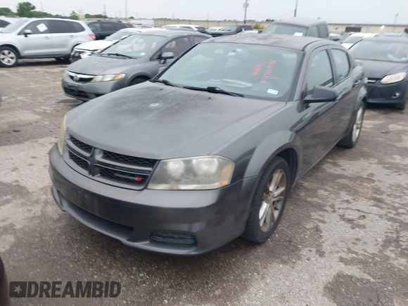 2014 Dodge Avenger SE with VIN 1C3CDZAB5EN234445, listed as a IAAI auction lot 42669108 with 82,930 mi miles and . Bid and sale history available at DreamBid. Image 2.