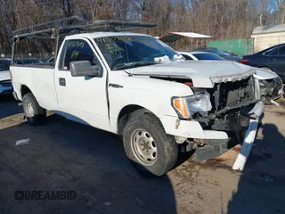 2013 Ford F-150 XL with VIN 1FTNF1CF1DKD43758, listed as a IAAI auction lot 41303698 with 155,646 mi miles. Bid and sale history available at carsss.com. Image 1.