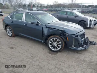 2020 Cadillac CT5 Premium Luxury with VIN 1G6DT5RK7L0141035, listed as a IAAI auction lot 41849703 with 52,712 mi miles and . Bid and sale history available at DreamBid. Image 1.