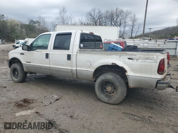 2001 Ford Super Duty F-250 XL with VIN 1FTNW21FX1EA13667, listed as a Copart auction lot 51072795 with 0 mi miles and Salvage Title. Bid and sale history available at carsss.com. Image 2.
