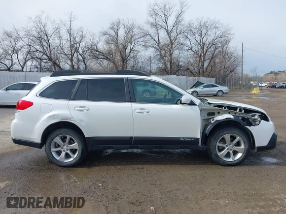 2014 Subaru Outback Limited with VIN 4S4BRBLCXE3313154, listed as a IAAI auction lot 41830358 with 127,652 mi miles and . Bid and sale history available at DreamBid. Image 13.