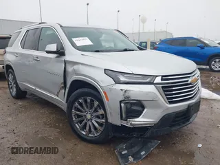 2022 Chevrolet Traverse Premier with VIN 1GNERKKW8NJ103152, listed as a IAAI auction lot 41453517 with 65,878 mi miles and . Bid and sale history available at DreamBid. Image 1.