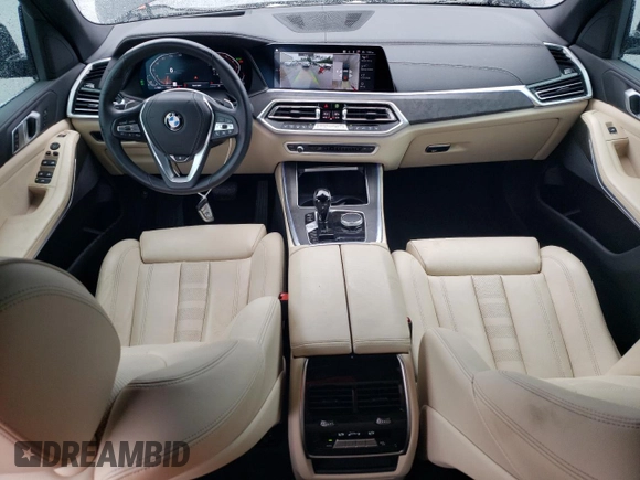 2022 BMW X5 xDrive40i with VIN 5UXCR6C06N9L83039, listed as a Copart auction lot 57109185 with 30,690 mi miles and Clean title. Bid and sale history available at DreamBid. Image 8.