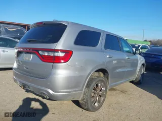 2020 Dodge Durango GT Plus with VIN 1C4RDJDGXLC283423, listed as a IAAI auction lot 41681969 with 92,543 mi miles. Bid and sale history available at carsss.com. Image 4.