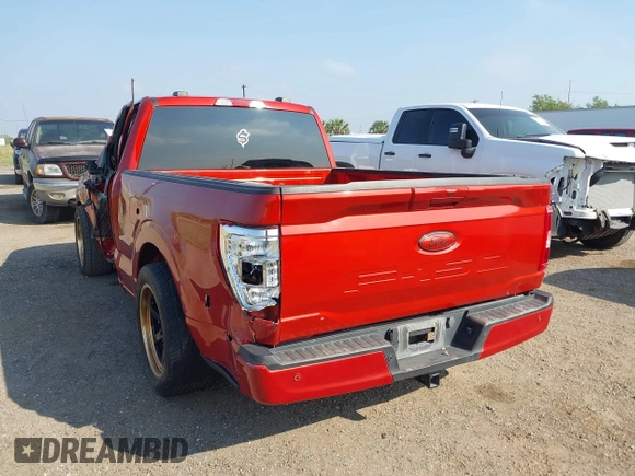2023 Ford F-150 XL with VIN 1FTMF1C50PKD61840, listed as a IAAI auction lot 41194194 with Not Provided miles and . Bid and sale history available at carsss.com. Image 3.