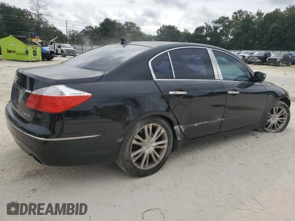 2011 Hyundai Genesis with VIN KMHGC4DE7BU123319, listed as a Copart auction lot 72771514 with 140,615 mi miles and Salvage Title. Bid and sale history available at carsss.com. Image 3.