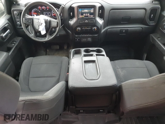2021 Chevrolet Silverado 1500 Custom Trail Boss with VIN 1GCPYCEF1MZ339213, listed as a Copart auction lot 43138235 with 119,132 mi miles and Salvage Title. Bid and sale history available at DreamBid. Image 8.