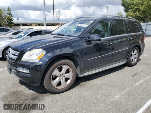 2012 Mercedes-Benz GL-Class GL 450 with VIN 4JGBF7BE0CA775272, listed as a Copart auction lot 71638564 with 287,936 mi miles and Clean Title. Bid and sale history available at carsss.com. Image 1.