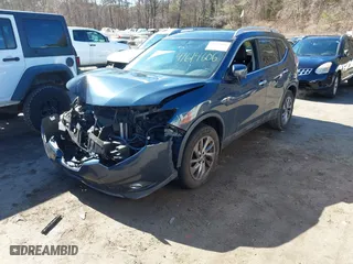 2016 Nissan Rogue SL with VIN 5N1AT2MV6GC749354, listed as a IAAI auction lot 41614606 with 146,198 mi miles. Bid and sale history available at carsss.com. Image 2.