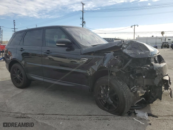 2018 Land Rover Range Rover Sport SE with VIN SALWG2RV3JA401532, listed as a Copart auction lot 47142195 with 0 mi miles and Salvage Title. Bid and sale history available at carsss.com. Image 4.