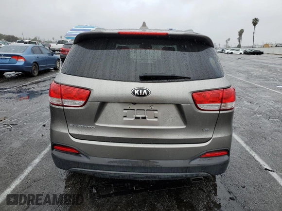 2016 Kia Sorento LX with VIN 5XYPG4A50GG067780, listed as a Copart auction lot 43648175 with 116,972 mi miles and Clean Title. Bid and sale history available at carsss.com. Image 6.