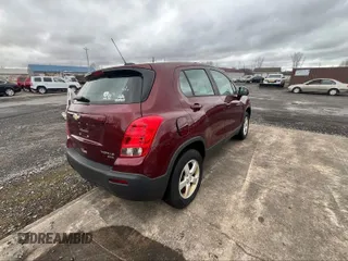 2016 Chevrolet Trax LS with VIN 3GNCJNSB2GL234697, listed as a IAAI auction lot 41842061 with 158,630 mi miles. Bid and sale history available at carsss.com. Image 4.