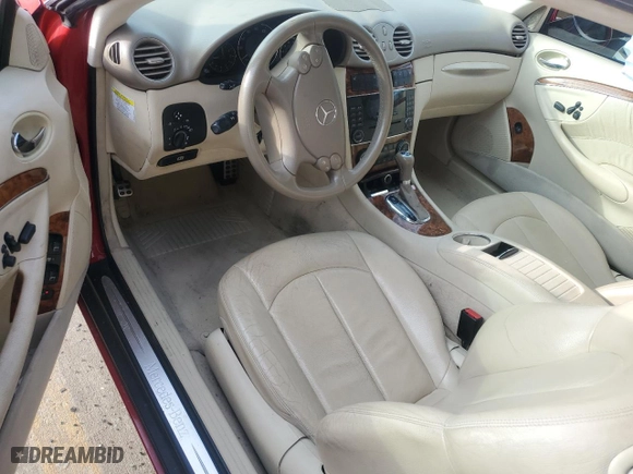 2009 Mercedes-Benz CLK-Class 3.5L with VIN WDBTJ56H69F263333, listed as a Copart auction lot 66395384 with 138,149 mi miles and Salvage Title. Bid and sale history available at carsss.com. Image 8.