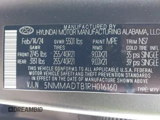2024 Genesis GV70 2.5T with VIN 5NMMADTB1RH016160, listed as a IAAI auction lot 41446930 with 19,284 mi miles and . Bid and sale history available at DreamBid. Image 9.