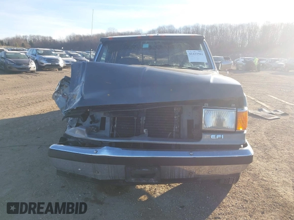 1990 Ford F-150 with VIN 1FTEX15N8LKA81933, listed as a IAAI auction lot 41433501 with 1,170 mi miles. Bid and sale history available at carsss.com. Image 13.