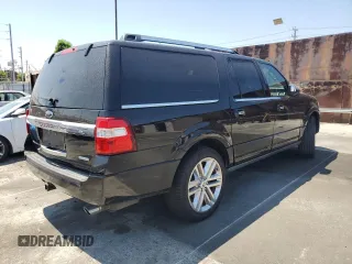 2017 Ford Expedition Max Platinum with VIN 1FMJK1MT3HEA37157, listed as a Copart auction lot 57673355 with 88,180 mi miles and Salvage title. Bid and sale history available at DreamBid. Image 3.