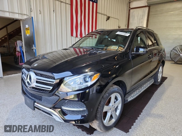 2016 Mercedes-Benz GLE 350 with VIN 4JGDA5HB5GA764041, listed as a Copart auction lot 58095915 with 37,840 mi miles and Clean title. Bid and sale history available at DreamBid. Image 1.