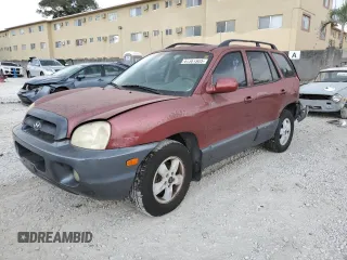 2005 Hyundai Santa Fe GLS with VIN KM8SC13D65U949875, listed as a Copart auction lot 47361905 with 122,658 mi miles and Salvage Title. Bid and sale history available at carsss.com. Image 1.