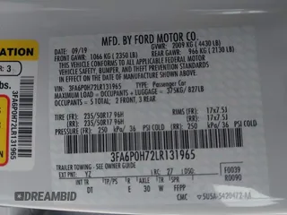 2020 Ford Fusion SE with VIN 3FA6P0H72LR131965, listed as a IAAI auction lot 41103182 with 36,284 mi miles. Bid and sale history available at carsss.com. Image 9.