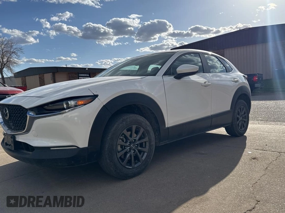 2021 Mazda CX-30 S with VIN 3MVDMAAL8MM226907, listed as a Copart auction lot 53000045 with 29,496 mi miles and Salvage Title. Bid and sale history available at DreamBid. Image 2.