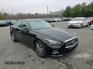2017 Infiniti Q50 3.0t Sport with VIN JN1EV7ARXHM830246, listed as a Copart auction lot 85226954 with 0 mi miles and Salvage Title. Bid and sale history available at carsss.com. Image 10.