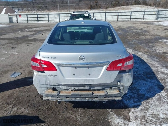 2017 Nissan Sentra SV with VIN 3N1AB7AP7HL706077, listed as a IAAI auction lot 41635961 with 95,544 mi miles. Bid and sale history available at carsss.com. Image 16.