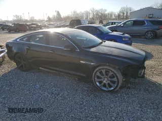 2015 Jaguar XJ with VIN SAJWA1CZ8F8V85381, listed as a Copart auction lot 42592495 with 161,938 mi miles and Salvage title. Bid and sale history available at DreamBid. Image 4.