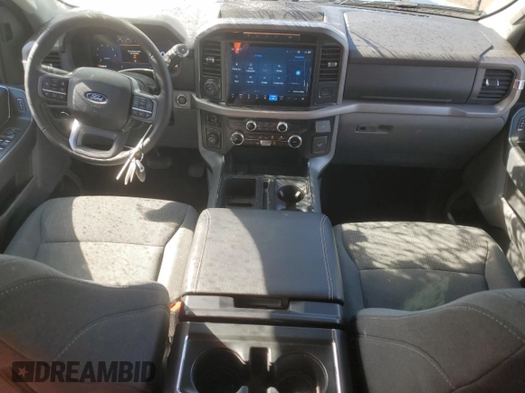 2024 Ford F-150 XLT with VIN 1FTFW3LD5RFA20800, listed as a Copart auction lot 52948095 with 14,233 mi miles and Clean Title. Bid and sale history available at carsss.com. Image 8.