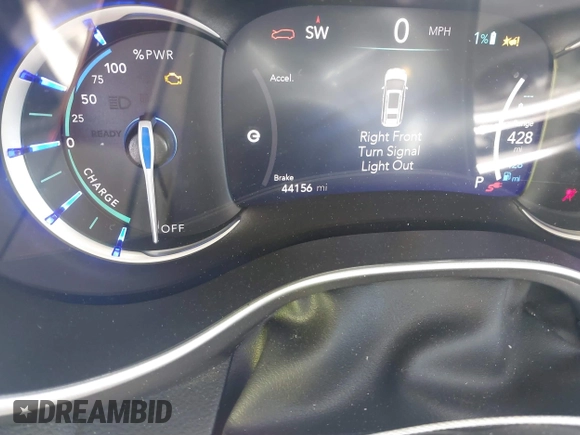 2023 Chrysler Pacifica Hybrid Touring L with VIN 2C4RC1L75PR611901, listed as a IAAI auction lot 41510935 with 44,156 mi miles and . Bid and sale history available at DreamBid. Image 7.