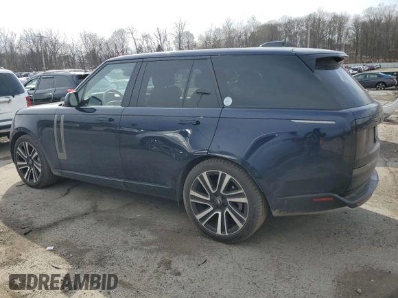 2023 Land Rover Range Rover SE z VIN SALKP9E72PA033643, wystawiony jako Copart lot #49988445 z przebiegiem 35 264 mil mil oraz Szkoda całkowita • Salvage title. Historia ofert i sprzedaży dostępna na DreamBid. Obrazek 2.