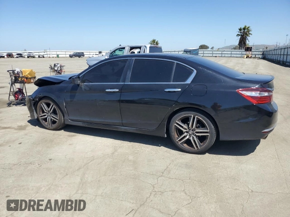2016 Honda Accord Sport z VIN 1HGCR2F50GA089253, wystawiony jako Copart lot #53867405 z przebiegiem 140 220 mil mil oraz Szkoda całkowita • Salvage title. Historia ofert i sprzedaży dostępna na DreamBid. Obrazek 2.