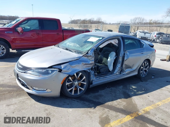 2015 Chrysler 200 C with VIN 1C3CCCCG0FN509701, listed as a IAAI auction lot 41873084 with Not Provided miles and . Bid and sale history available at carsss.com. Image 17.