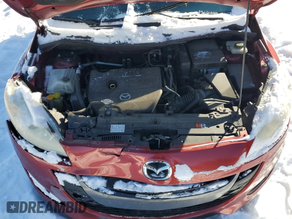 2013 Mazda 5 Touring with VIN JM1CW2CLXD0153178, listed as a Copart auction lot 86957974 with 142,208 mi miles and Salvage Title. Bid and sale history available at carsss.com. Image 12.