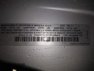2012 Volkswagen Jetta SE с VIN 3VWDX7AJ9CM018864, выставлен на аукционе IAAI как лот 42044947 с пробегом 142 549 миль миль и . История ставок и продаж доступна на DreamBid. Изображение 9.