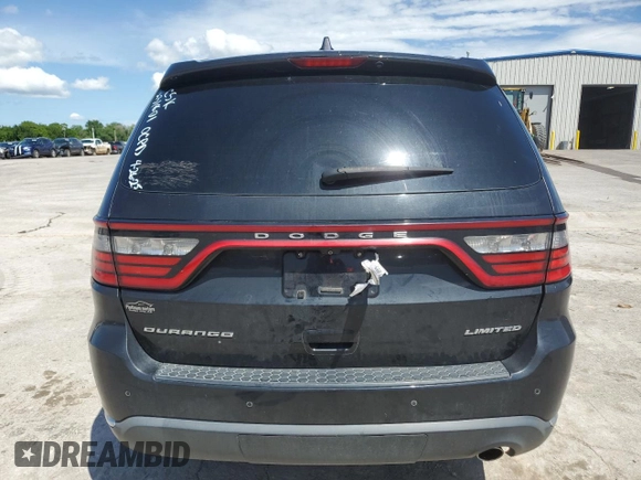 2015 Dodge Durango Limited with VIN 1C4RDHDG3FC904594, listed as a Copart auction lot 55492965 with 170,552 mi miles and Salvage title. Bid and sale history available at DreamBid. Image 6.