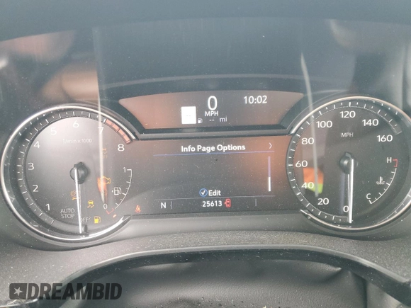 2023 Cadillac XT5 FWD Premium Luxury with VIN 1GYKNCRS6PZ100071, listed as a Copart auction lot 76248224 with 25,613 mi miles and Salvage Title. Bid and sale history available at carsss.com. Image 9.