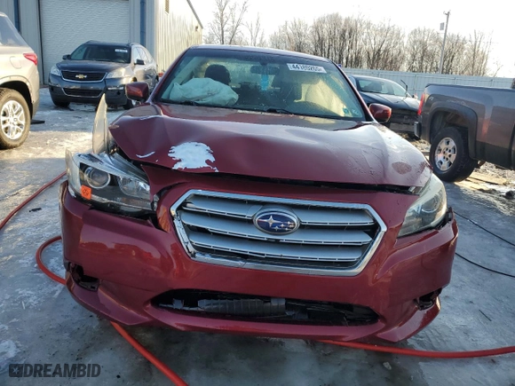 2015 Subaru Legacy 2.5i Premium with VIN 4S3BNAC64F3052786, listed as a Copart auction lot 44189265 with 0 miles and Clean Title. Bid and sale history available at carsss.com. Image 5.