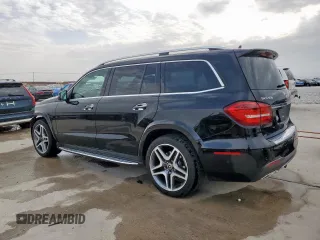 2017 Mercedes-Benz GLS 550 with VIN 4JGDF7DE9HA776627, listed as a Copart auction lot 56733755 with 89,242 mi miles and Salvage title. Bid and sale history available at DreamBid. Image 2.