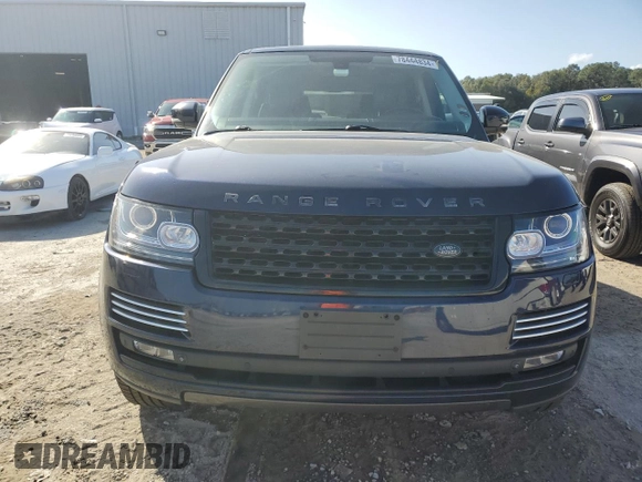 2014 Land Rover Range Rover Autobiography with VIN SALGV2EF2EA147276, listed as a Copart auction lot 78444834 with 87,264 mi miles and Salvage Title. Bid and sale history available at DreamBid. Image 5.
