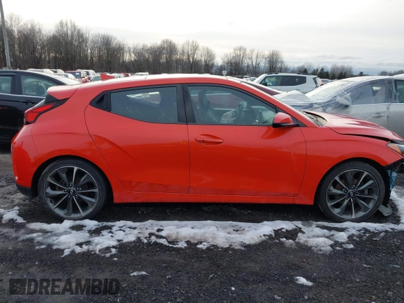 2019 Hyundai Veloster 2.0 with VIN KMHTG6AF6KU005046, listed as a IAAI auction lot 41073491 with 31,490 mi miles. Bid and sale history available at carsss.com. Image 13.