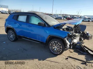 2023 Jeep Compass Limited with VIN 3C4NJDCN9PT570979, listed as a Copart auction lot 87317964 with 12,745 mi miles and Salvage Title. Bid and sale history available at carsss.com. Image 4.