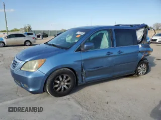 2008 Honda Odyssey EX-L with VIN 5FNRL387X8B020092, listed as a Copart auction lot 47433865 with 185,822 mi miles and Salvage Title. Bid and sale history available at carsss.com. Image 1.