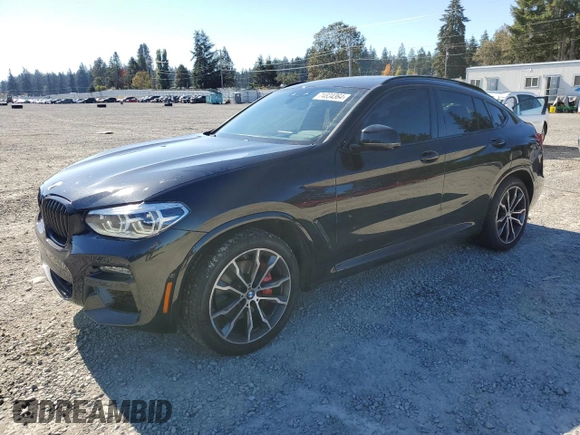 2021 BMW X4 M40i с VIN 5UX2V5C01M9F24036, выставлен на аукционе Copart как лот 74834364 с пробегом 38 185 миль миль и Списание • Salvage title. История ставок и продаж доступна на DreamBid. Изображение 1.