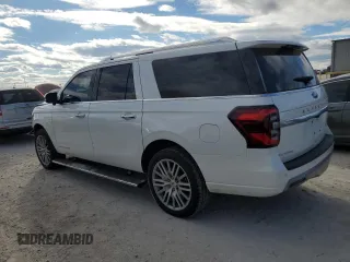 2023 Ford Expedition Max Platinum with VIN 1FMJK1M8XPEA26408, listed as a Copart auction lot 82132613 with 5,973 mi miles and . Bid and sale history available at DreamBid. Image 2.