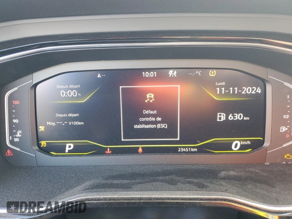 2024 Volkswagen Jetta 40th Anniversary Edition with VIN 3VW9T7BU7RM004058, listed as a Copart auction lot 79098874 with 23,451 mi miles and Salvage title. Bid and sale history available at DreamBid. Image 9.