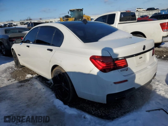 2014 BMW 7 Series ALPINA B7 with VIN WBAYE8C55ED135790, listed as a Copart auction lot 41574755 with 128,255 mi miles and Salvage Title. Bid and sale history available at carsss.com. Image 2.