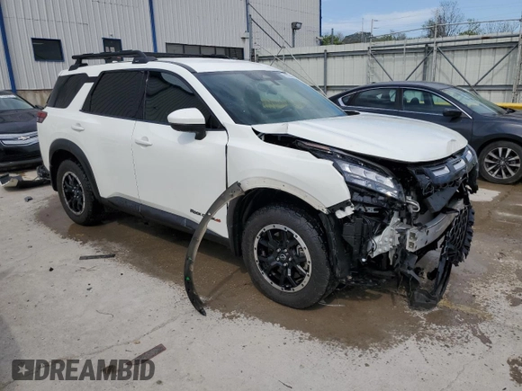 2024 Nissan Pathfinder Rock Creek z VIN 5N1DR3BD3RC246573, wystawiony jako Copart lot #53713415 z przebiegiem 37 469 mil mil oraz Szkoda całkowita • Salvage title. Historia ofert i sprzedaży dostępna na DreamBid. Obrazek 4.