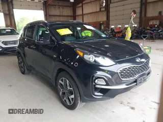 2021 Kia Sportage EX with VIN KNDPNCAC5M7886551, listed as a IAAI auction lot 42645206 with 49,312 mi miles and . Bid and sale history available at DreamBid. Image 1.